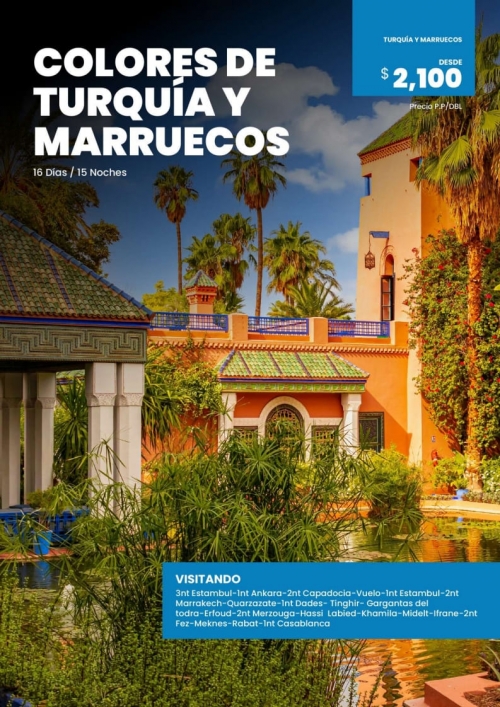 Colores de Turquia y Marruecos